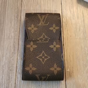 Auth Louis Vuitton Monogram Cigarette/Makeup Case